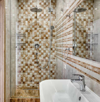 Гостиница Фамилия Делюкс Гурзуф Апартаменты King Size с двумя спальнями и видом на море №94-16